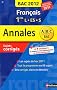 Fran�ais 1e L-ES-S : Sujets corrig�s