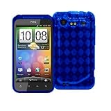 CruzerLite Royal Blue Argyle Flexible TPU Skin Cover Phone Case for HTC Dro ....