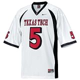 Nike Texas Tech Red Raiders #5 White Replica Football Jersey