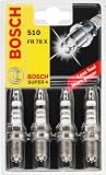 Bosch 0242232806 Z�ndkerze Super 4 HR78 - KSN 514  - 4er Set
