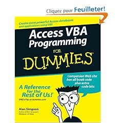 Access Vba Programming for Dummies