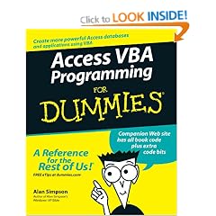 Access VBA Programming For Dummies
