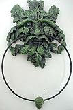 Celtic Green Man Door Knocker Greenman Pagan