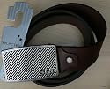 Selected Ledergürtel Sel Bump Belt Pck SLT dlbraun 85