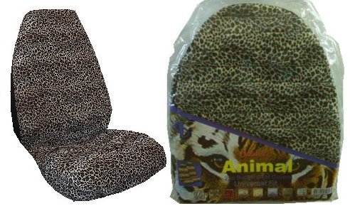 Cheetah Tan New Seat Covers. Universal seatcovers will fit most bucket seats in Acura, Chevrolet, Chrysler, Dodge, Ford, Geo, GMC, Honda, Isuzu, Jeep, Mazda, Mercury,Nissan, Pontiac, Suzuki, Saturn, Toyota, Volkswagen Vehicles