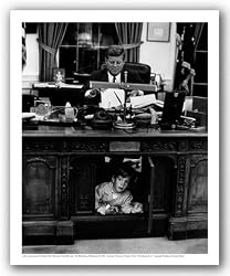 JFK and John, Jr., 1963 by Stanley Tretick 20"x16" Art Print Poster