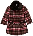 Comus L Kids Girls 2-6x Pastel Blanket Plaid Vintage Coat