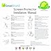 BLU Life Play L100A / Play X L102a Screen Protector - GreatShield MERE Mark II Ultra Clear (HD) Screen Protector for BLU Life Play L100A / Play X L102a with Lifetime Warranty (Retail Packaging) - 3 Pack