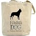 Canvas Tote Bag Beige  The World's Famous Dog Belgian Malinois  Dog