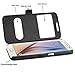 Galaxy S6 Case, EnGive Premium Slim Flip Imitation Leather Cover for Samsung Galaxy S6 G920 (Black)