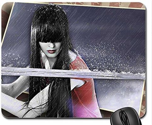 samurai girl 2 Mouse Pad, Mousepad (10.2 x 8.3 x 0.12 inches)