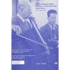 Sechs Suiten f�r Violoncello solo BWV 1007-1012, Noten und Kommentar, 2 Hefte