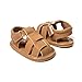 Kuner Infant Baby Boys Girls Pu Leather Rubber Sole Anti-Slip Summer Sandals First Walkers