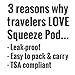 Travel Size Toilet Odor Eliminator - 21 Single-Use Pods - Leak Proof & Made with Natural Ingredients. No more embarrassing odors! Discrete & pocket portable. TSA Approved & Made in USA (SPT07FPB)