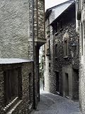 Narrow Street in the Old Part of Town, Where Many Houses Date from the 17th Century, Ordino, Andorra Photographic Poster Print by Pearl Bucknall, 12x16
