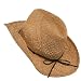 51zCzlneOmL. AA75  Raffia Cowboy Straw Hats Natural W35S13B