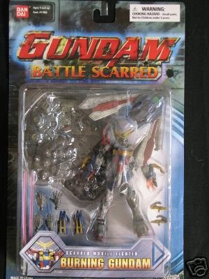 Gundam Action Figure-Gundam Wing Battle Scarred Burning Gundam Action Figure-Bandai Figure-Bandai