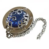 Blue Cosmic Flowers Folding Table Hanger Bag Hook for Purse with FREE Gift Box by Small Goby