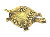 Bell Metal Dhokra Ancient Tribal Rural Decor Good Luck Vastu Tortoise Medium Paperweight
