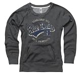 Duke Blue Devils Heather Black Women's Swept Up Scoop Neck Sweatshirt