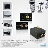 picture of Cablesson® SAP-3 Digital to Analogue Audio Converter - SPDIF - TOSlink / Coaxial to Stereo Left/Right RCA