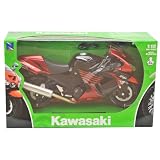 Collectible Kawasaki ZX-14 2009 - King of Motorcycle 1:12 Scale include Die Cast with... by MJ Toys
