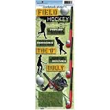 Field Hockey Cardstock Stickers