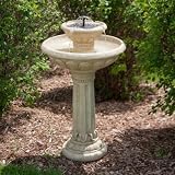 Smart Solar Kensington Gardens 2-Tier Solar Bird Bath Fountain - ST102