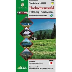 LGL BW 35 000 Wander Hochschwarzwald: Feldberg / Schluchsee / Naturpark S�dschwarzwald