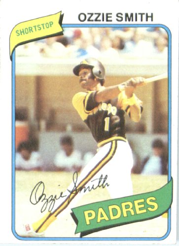 1980 Topps # 393 Ozzie Smith San Diego Padres Baseball Card