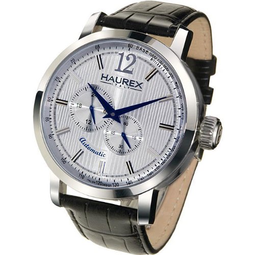 Haurex Italy Herrenuhr Maestro Automatic Silver Dial Watch #AA330USS Preisvergleich