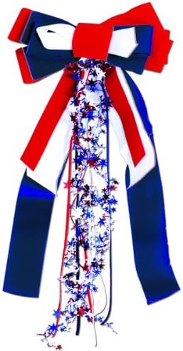 Patriots Pride Ribbon (red, white, blue) Party Accessory  (1 count) (1/Pkg)