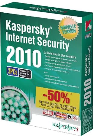Kaspersky internet security 2010 (3 postes, 1 an) - Offre spéciale