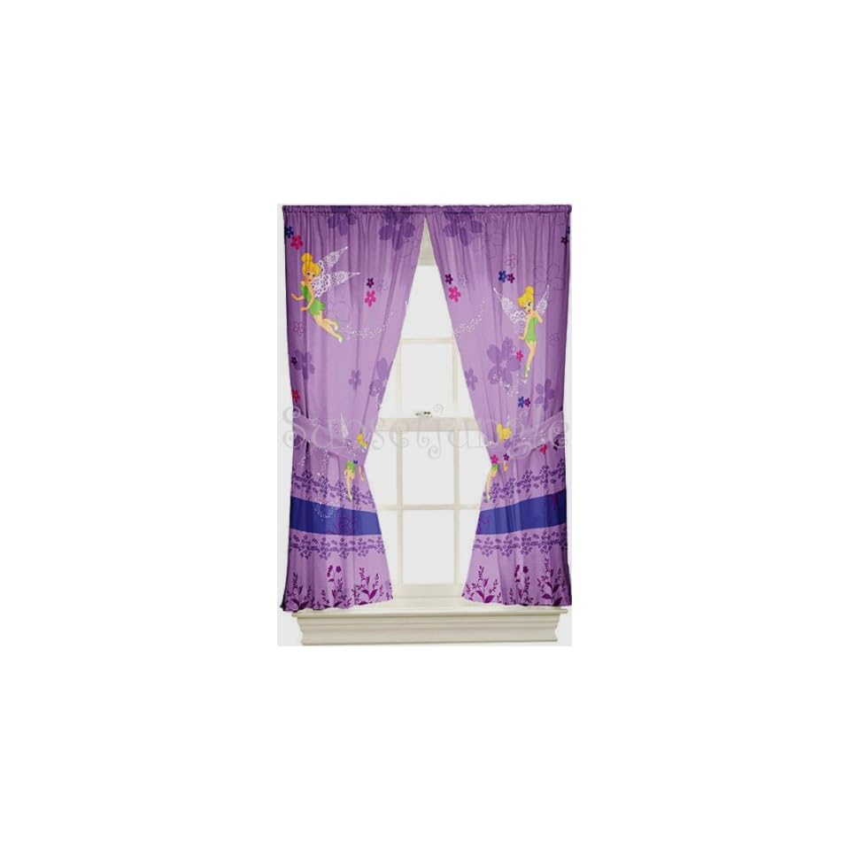 Tinkerbell Gardine 208 X 160cm Kinderzimmer Vorhang 2tlg Set On Popscreen
