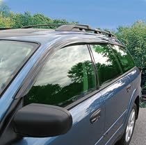 C&C Car Worx Side Window Vent Deflectors for Subaru 2005 06 07 08 09 Legacy Outback Wagon, 2003 04 05 06 Baja