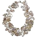Wednesday Only: $579 14k Gold Filled Pink Keshi Pearl Necklace, 17"