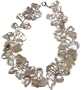 14k Gold Filled Pink Keshi Pearl Necklace, 17"