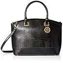 Anne Klein Runwild Satchel Shoulder Bag, Black, One Size