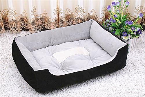 NEO Home Short Plush Self-Warming Lounge Sleeper Peaceful Dog Bed Cat Bed, 100% Machine Washable and Easy Clean,6 Sizes Available.