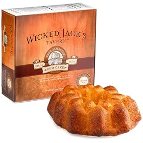 Wicked Jack's Tavern Jamaican Rum Cake, Butter Rum, 33-Ounce Boxes