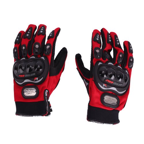 Bicycle/Motorcycle Riding Protective Gloves Red L