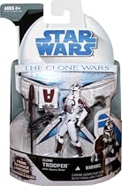 Star Wars Clone Wars Animated Action Figure No. 21 Clone Trooper with Space Gear