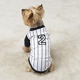 Dog Baseball Jerseys / Sporty Jerseys for dogs / X Large WHITE