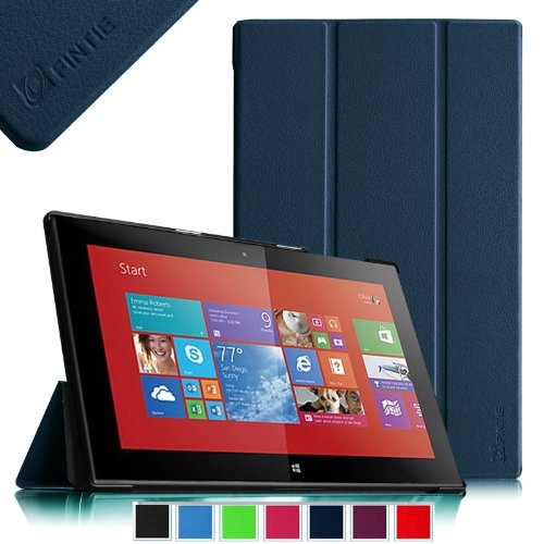 Fintie Nokia Lumia 2520 Slim Shell Case - Ultra Slim Lightweight Stand Cover for Nokia Lumia 2520 10.1 Inch Microsoft Windows RT 8.1 Tablet - Navy