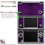 Nintendo DSi Skin Carbon Fiber Purple and Chrome WraptorSkinz Skins (DSi NOT INCLUDED)