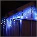 FL-740 | PREMIUM QUALITY OUTDOOR 5 METRE BLUE AND WHITE LED ICICLE LIGHT SET, CONSISTS OF 192 SUPER BRIGHT LEDS WITH MEMORY CONTROLLER, COMMONLY USED TO DRESS HOUSE FASCIA'S AT CHRISTMAS
