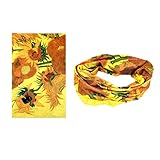 Versatile Seamless Style Bandanna Headwear Scarf Wrap£¬ Sunflowers