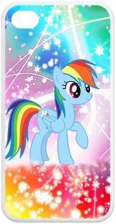 Fantastic Cartoon My Little Pony Design TPU Protective Case For Iphone 4 4s iphone4s-81608