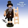 Christmas Smoker - Chimney sweep (18cm / 7 in)