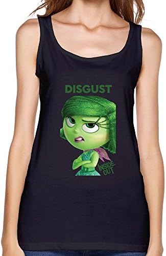 KINSIN Women's Inside Out Disgust So Not Gonna Do That Tank Top Black M